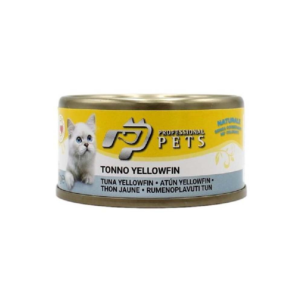 UMIDO PER GATTO GUSTO TONNO YELLOWFIN 70 GR - PROFESSIONAL PET