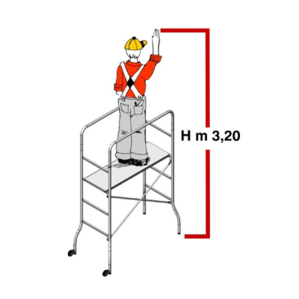 SCALE D'APPOGGIO tipo SEMPLICE - alluminio - Scale - Maurer