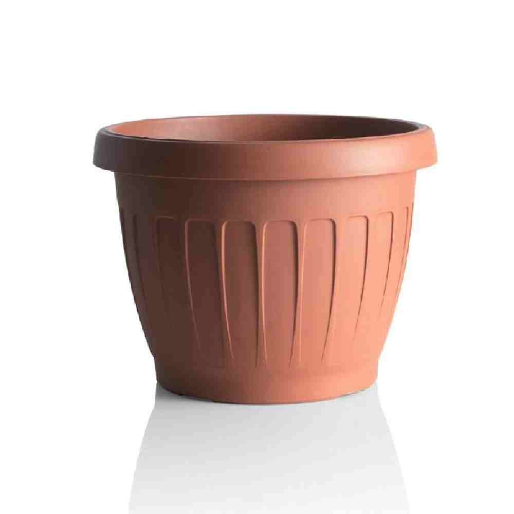 VASO PER FIORI MODELLO TERRA Ø 35 CM COLORE TERRACOTTA - BAMA