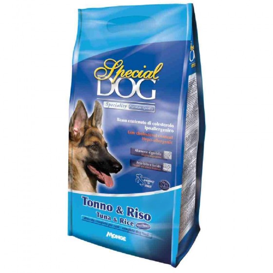 CROCCHETTE CANE SPECIAL DOG SPECIALITY ADULT CON TONNO E RISO 15 KG - MONGE