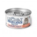 MOUSSE RICCA GATTO LECHAT EXCELLENCE ADULT CON SALMONE E POLLO 85 GR - MONGE