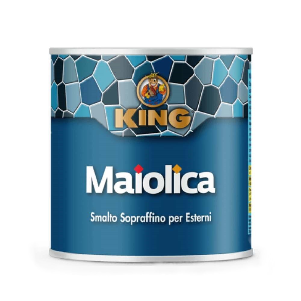 SMALTO "MAIOLICA" COLORE ORO RICCO PALLIDO 100 GR - KING