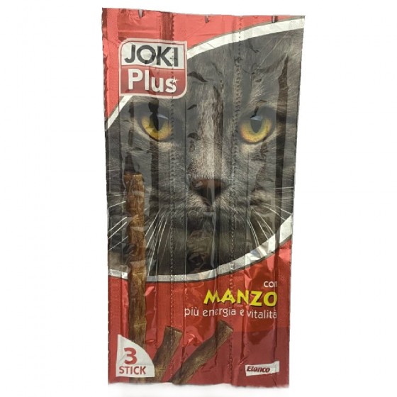 SNACK JOKI PLUS GATTO CON MANZO 15 GR - ELANCO