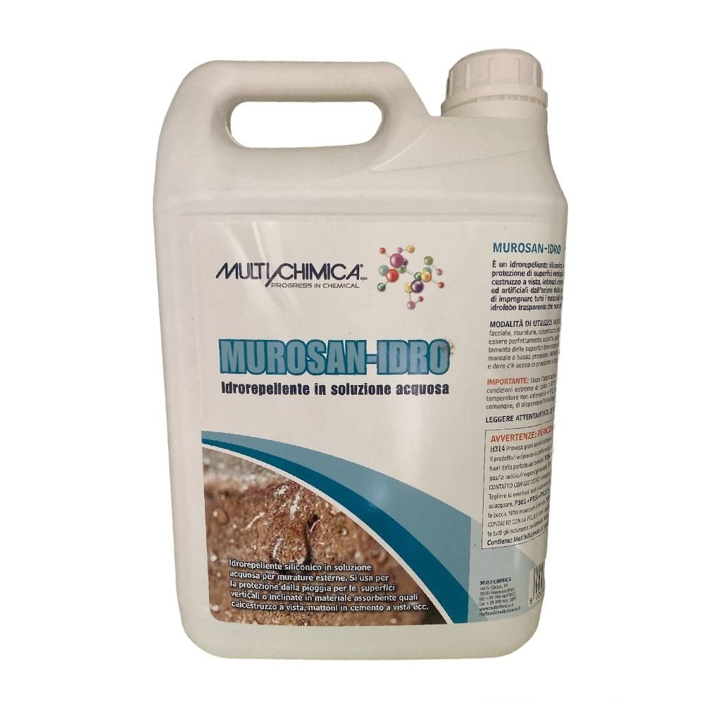 IDROREPELLENTE SILICONICO MUROSAN-IDRO 5 LT - MULTICHIMICA