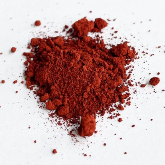 COLORANTE OSSIDO DI FERRO ROSSO SCURO SINTETICO 1017 BARATTOLO 500 GR - SIOF