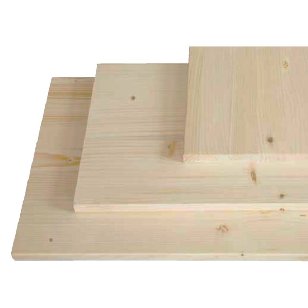 TAVOLA LEGNO LAMELLARE ABETE 30 X 120 CM SPESSORE 1,8 CM